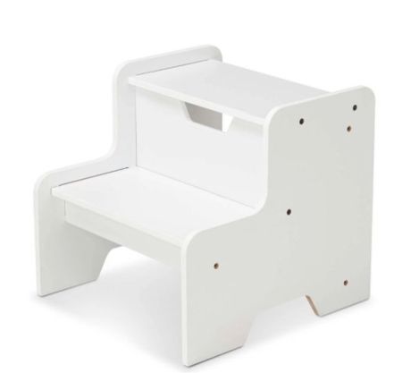 White wooden step stool for kid’s bathrooms, rooms, or helping in the kitchen ❤️ Melissa and Doug, on sale at Target right now!

#LTKsalealert #LTKfamily #LTKkids