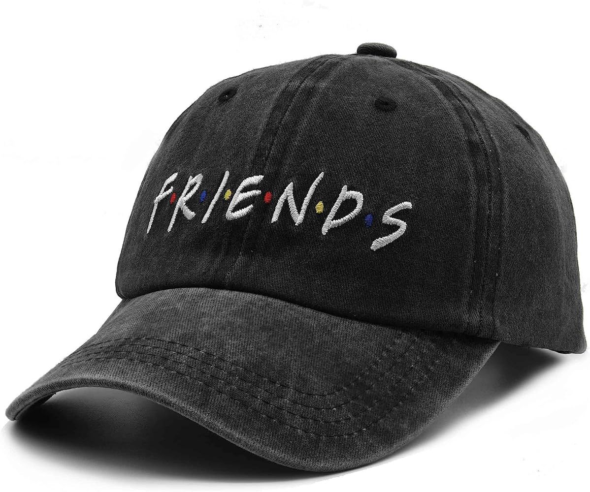 Waldeal Women's Friends Baseball Caps Embroidered Adjustable Denim Ball Cap Dad Hat | Amazon (CA)