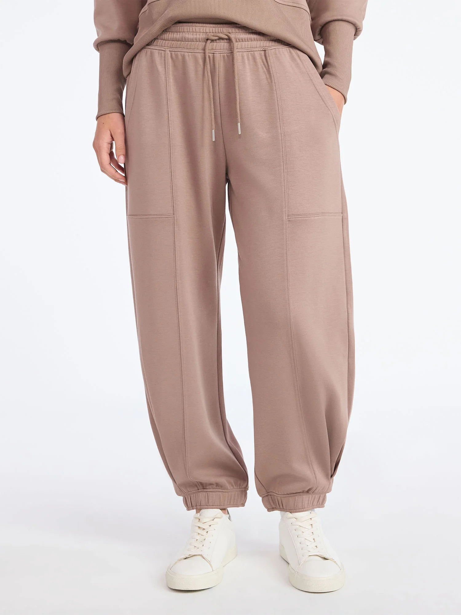 Scoop Women's and Women's Plus New Scubaknit Barrel Pants, Sizes XS-4X | Walmart (US)