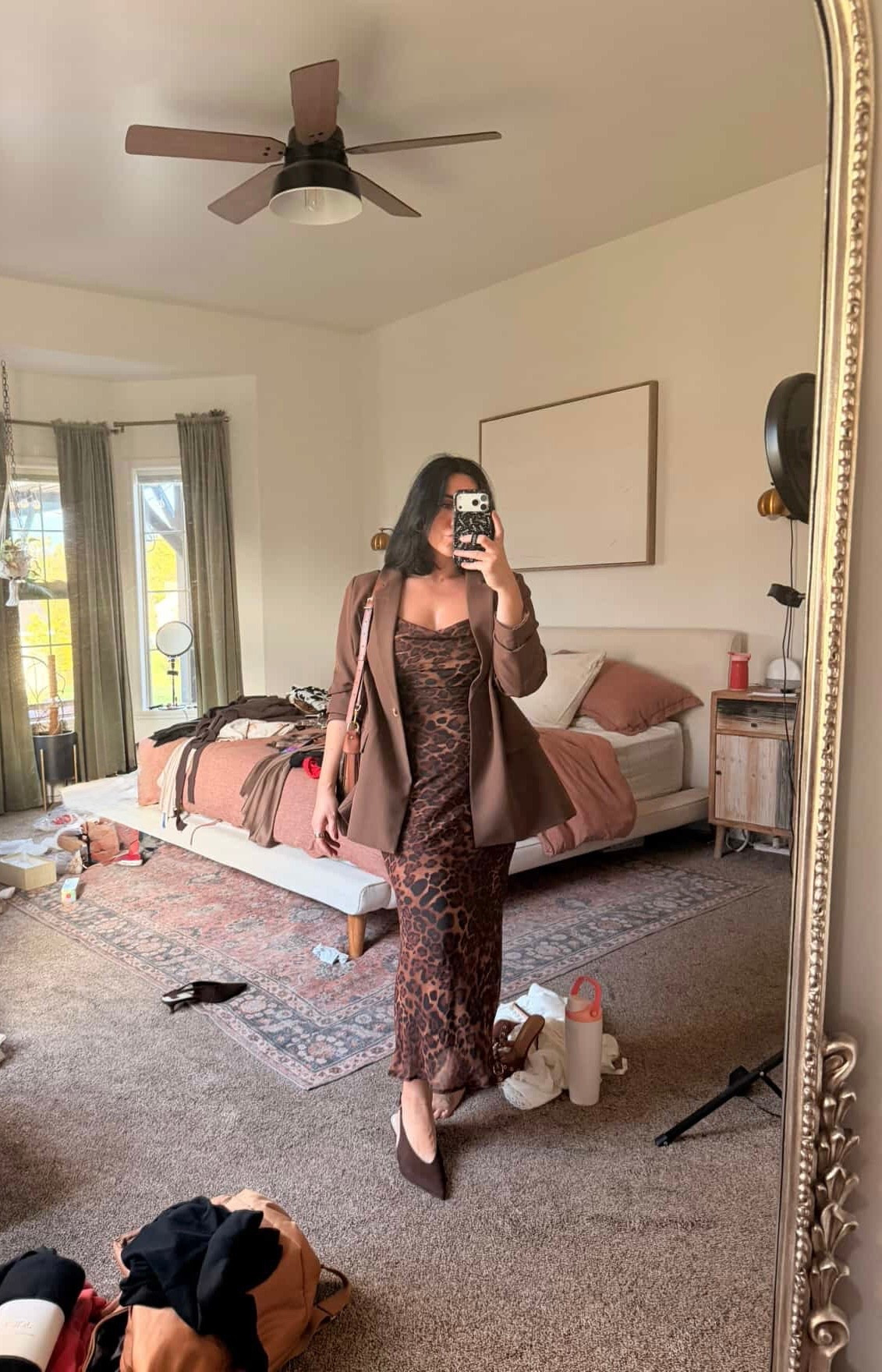 One of my outfits for this weekend! Headed to Palm Springs for Amazon conference & seminar! So many requests for this dress I've got so much wear out of it. It's the perfect vacation dress too. Love it styled business chic though. 

Leopard dress, business casual, ceo look, chic fall dress, brown dress, maxi dress 

#LTKStyleTip #LTKParties #LTKSeasonal