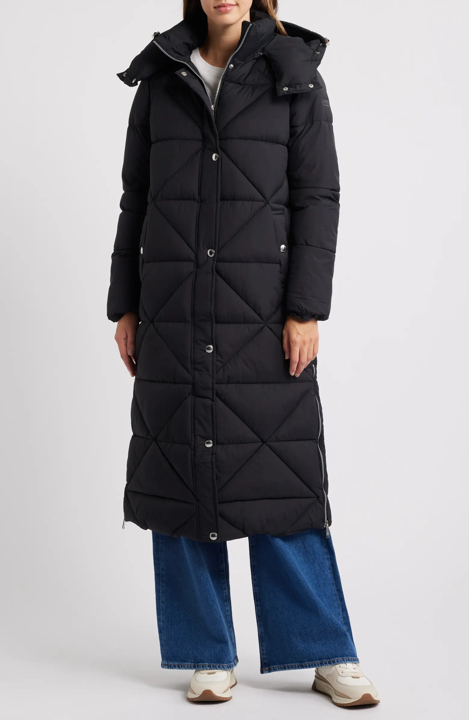 Quilted Puffer Coat with Removable Hood | Nordstrom