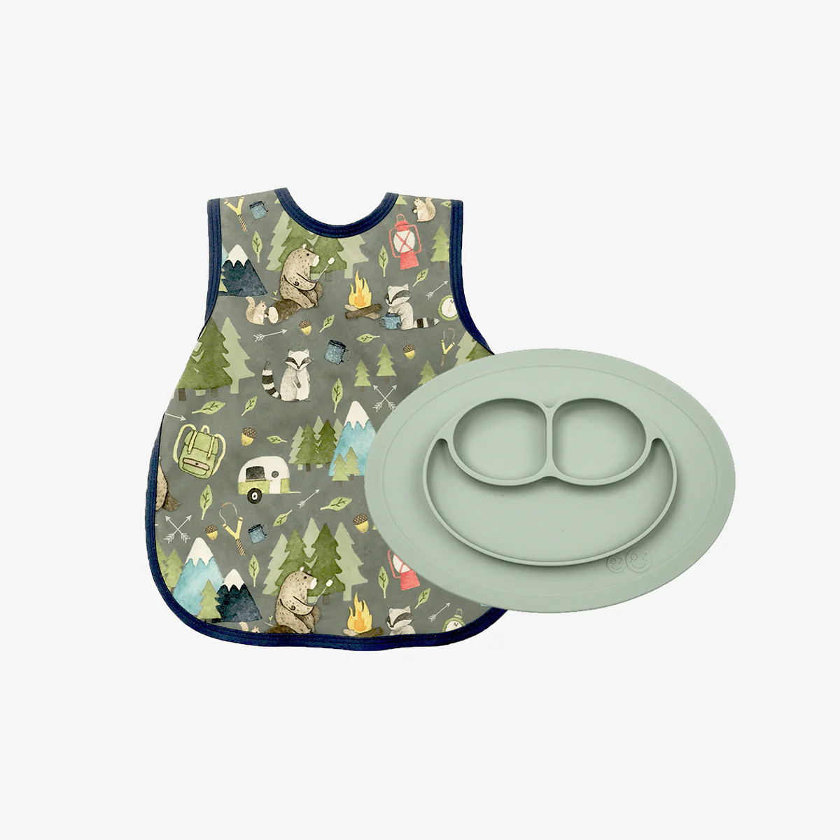 The Mini Mat + Bapron Bundle by ezpz / Unique Baby Shower Gift | ezpz