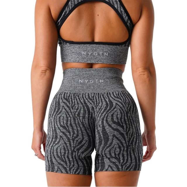 Nvgtn Wild Thing Zebra Seamless Shorts Spandex Shorts Women Fitness Elastic Breathable Hip-liftin... | AliExpress (US)
