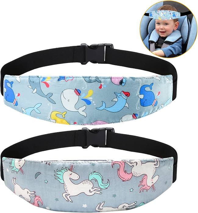 Baby Carseat Head Support,Car seat Straps Pillow Support Ban,Stroller Neck Relief Strap Headrest,... | Amazon (US)