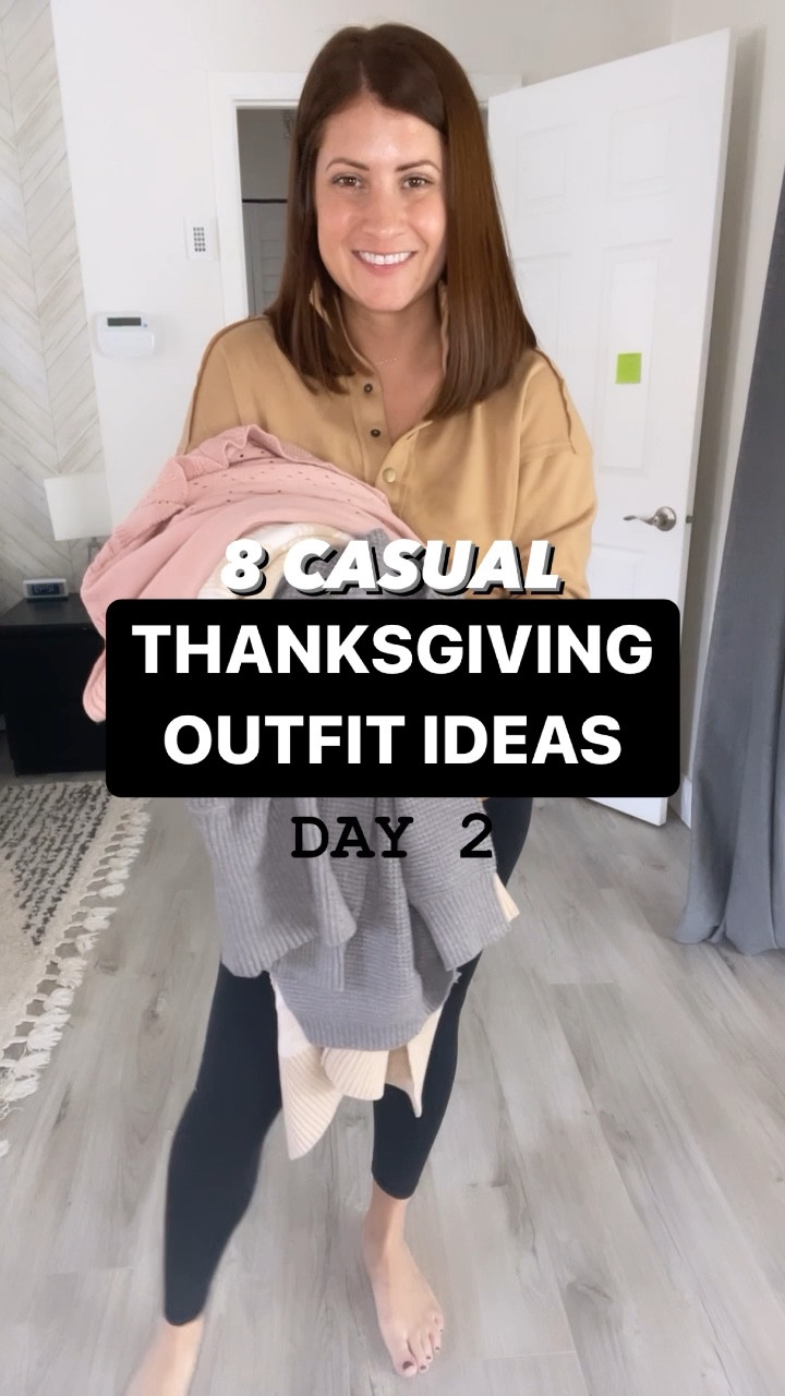 THANKSGIVING OUTFIT IDEAS | Causal Amazon Fashion Tops 

Discount codes valid through 11/9:

Sweatshirt: 20EC7RNC
Cardigan: 20RFTUL3
Ruffle Sweater: 20EGYACE
Turtleneck: 20ZNXC9B

#LTKsalealert #LTKHoliday #LTKSeasonal
