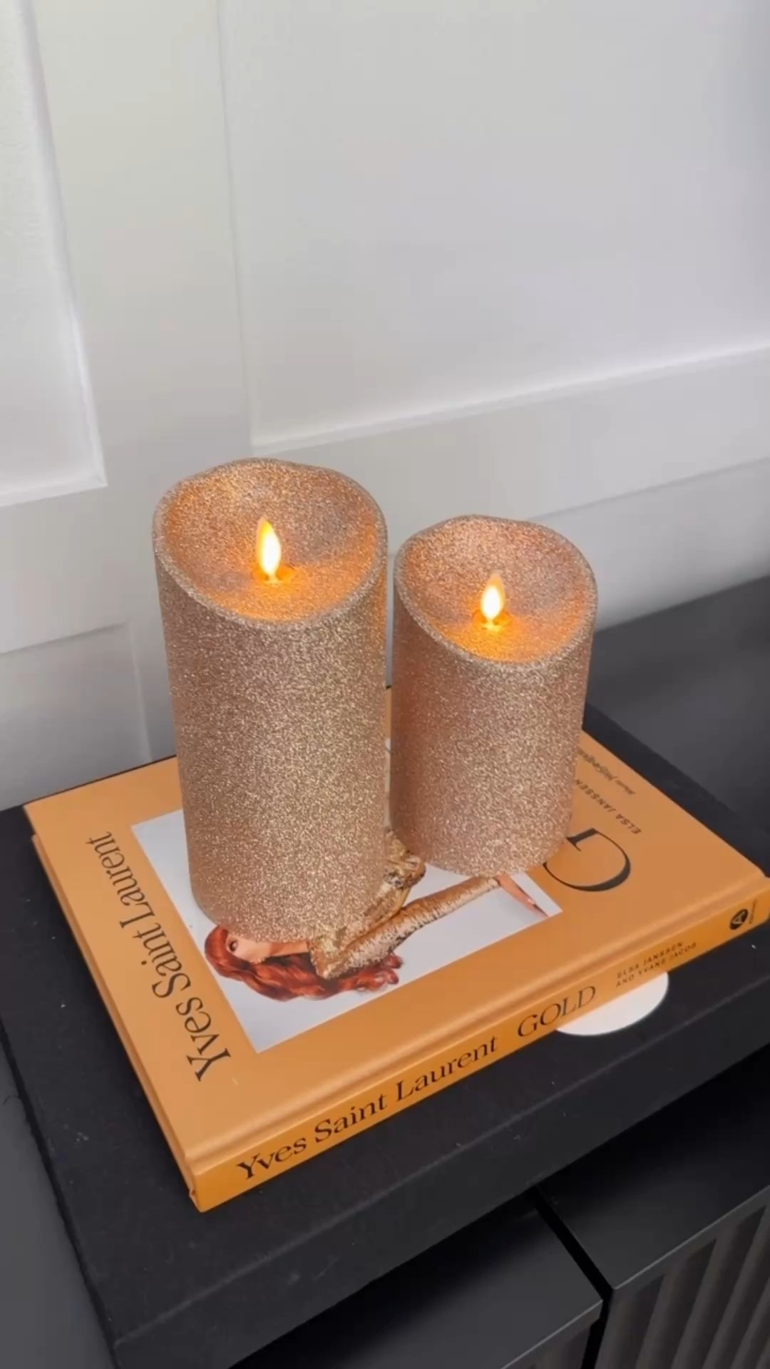 Luminaraworldwide  Battery operated Glitter Candles. 

#LTKHome #LTKStyleTip