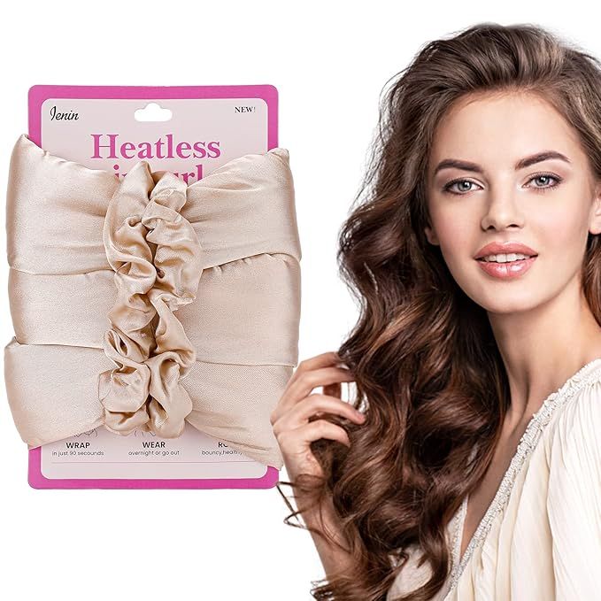 Heatless Hair Curler for Short/Medium/Long Hair, IENIN Hair Rollers Heatless Curls to Sleep in So... | Amazon (US)
