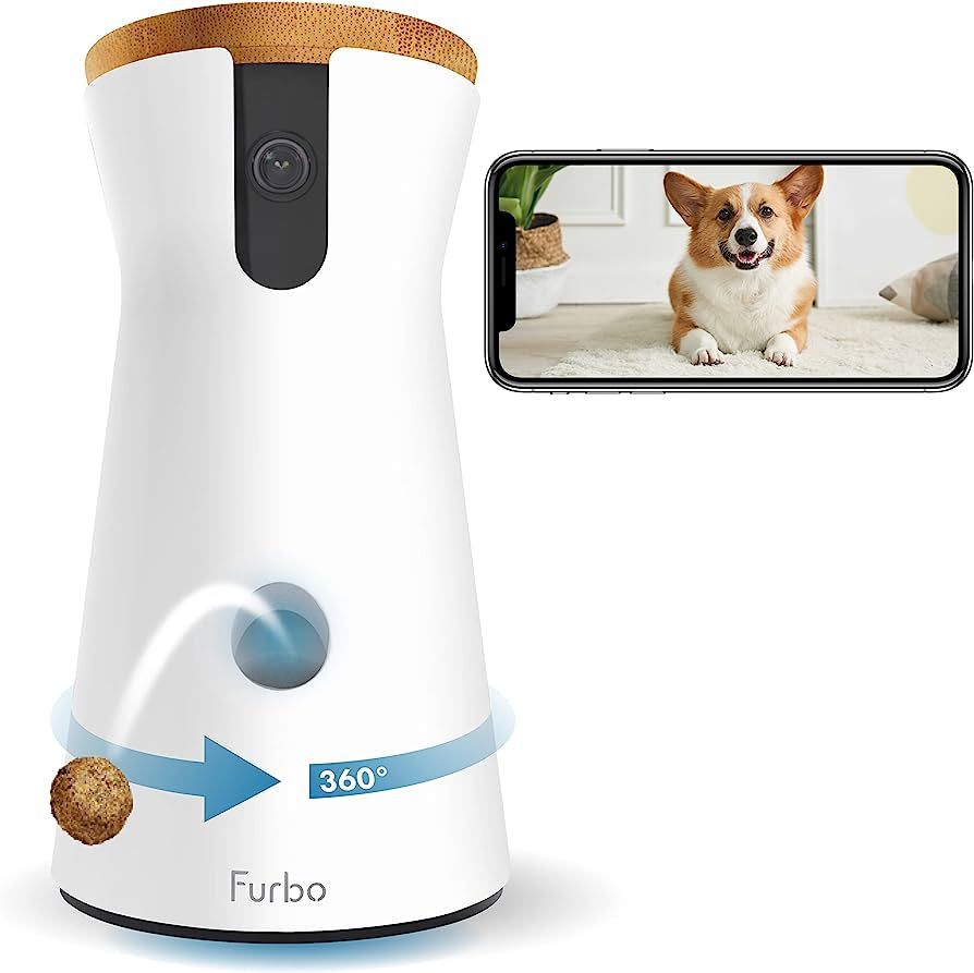 Furbo 360° Dog Camera: [New 2022] Rotating 360° View Wide-Angle Pet Camera with Treat Tossing, ... | Amazon (US)