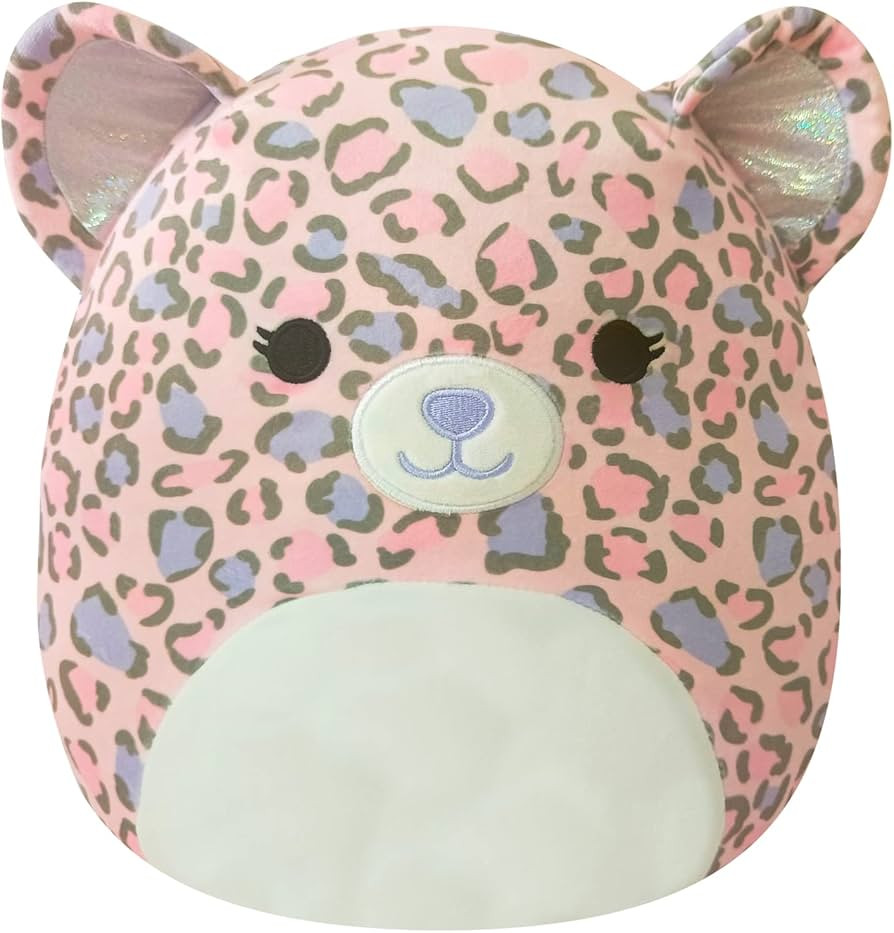 Squishmallows Original 12-Inch Dallas Pink and Purple Leopard - Medium-Sized Ultrasoft Official J... | Amazon (US)