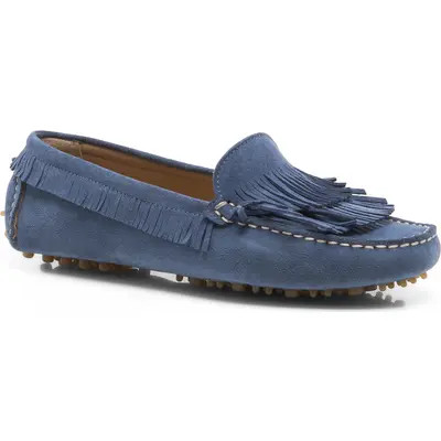 Free People Freddie Fringe Loafer in Camel Suede at Nordstrom, Size 9 | Nordstrom