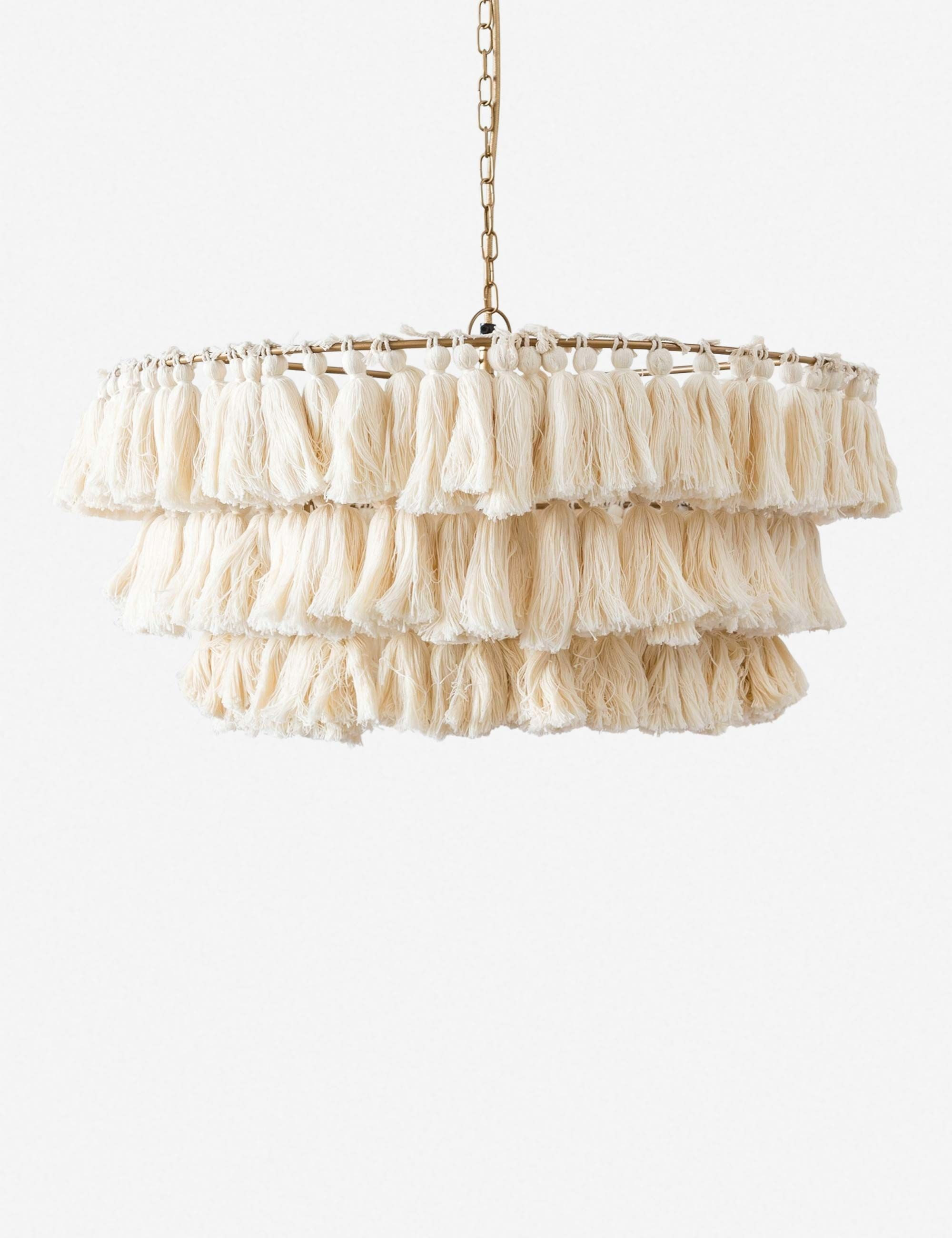 Justina Blakeney Fela Tassel Chandelier | Lulu and Georgia 