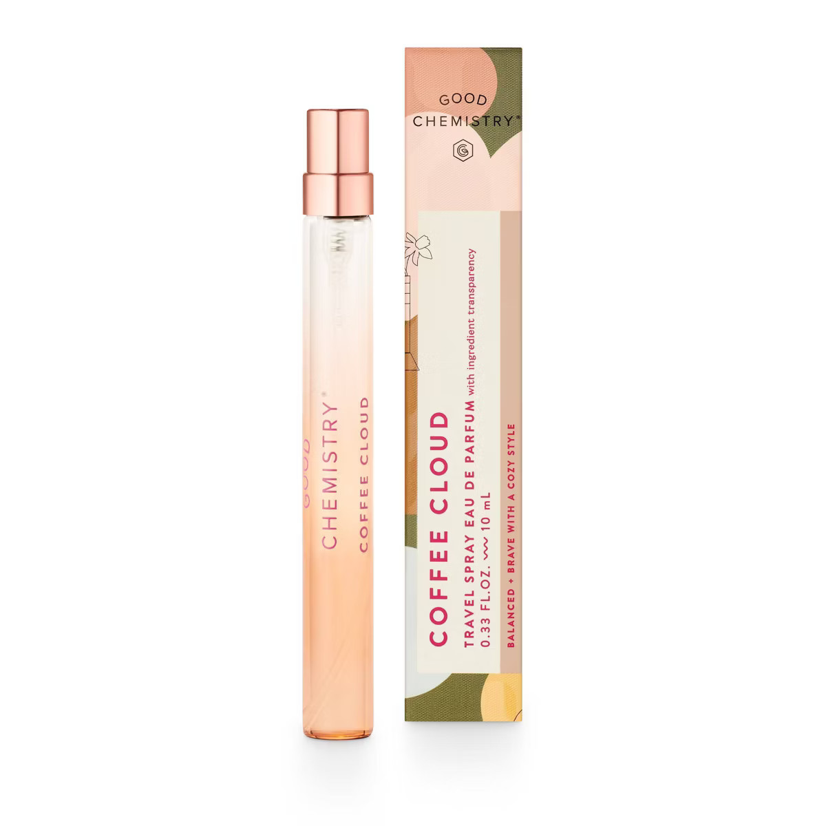 Good Chemistry® Travel Spray Eau De Parfum Perfume - Coffee Cloud - 0.34 fl oz | Target