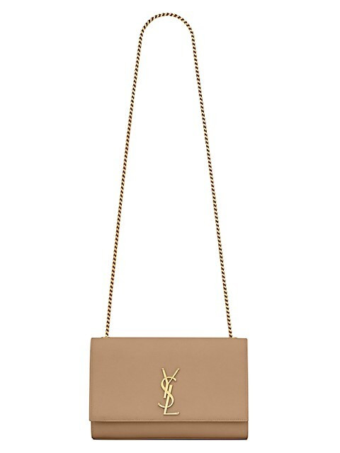 Saint Laurent Kate Medium Chain Bag In Grain De Poudre Embossed Leather | Saks Fifth Avenue