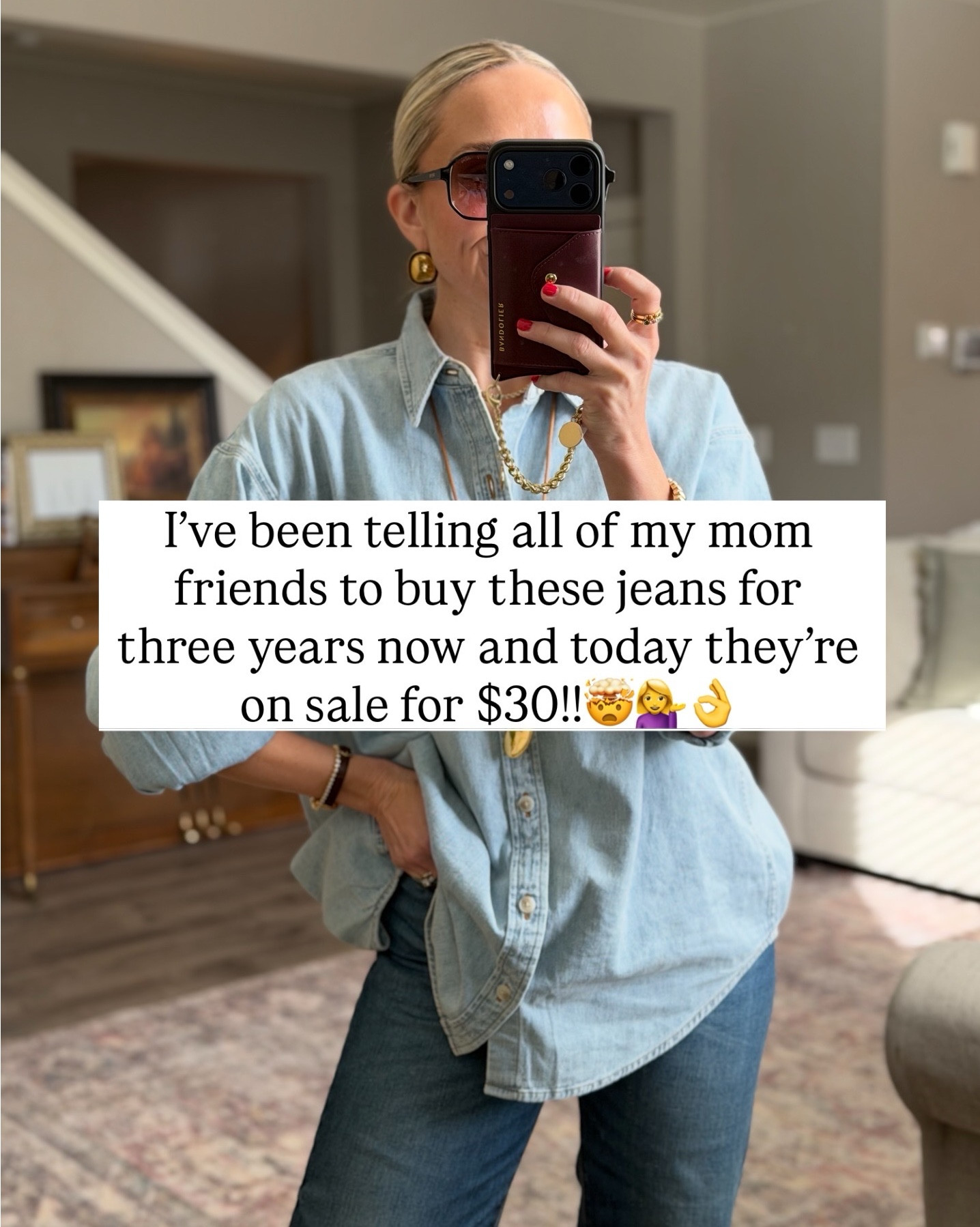 These Jeans are on sale for $30 today!! 

#LTKgrwm #LTKootd #LTKmomlife