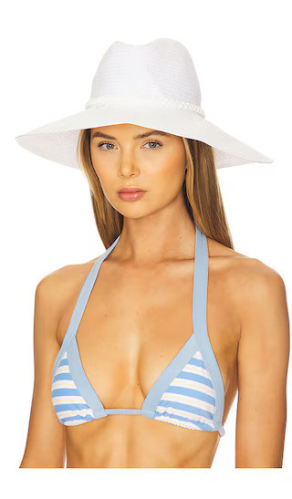 Nikki Beach Ashtin Fedora in White. | Revolve Clothing (Global)