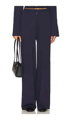 SNDYS X REVOLVE August Button Pants in Navy from Revolve.com | Revolve Clothing (Global)