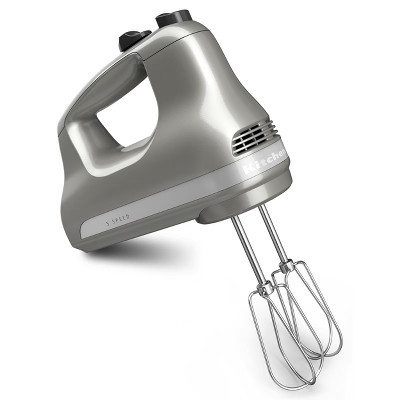 KitchenAid Ultra Power 5-Speed Hand Mixer Contour Silver | Target