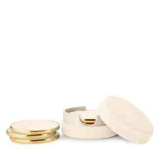 AERIN Faux Shagreen Coasters with Box, Set of 4  | Bloomingdale's Home | Bloomingdale's (US)