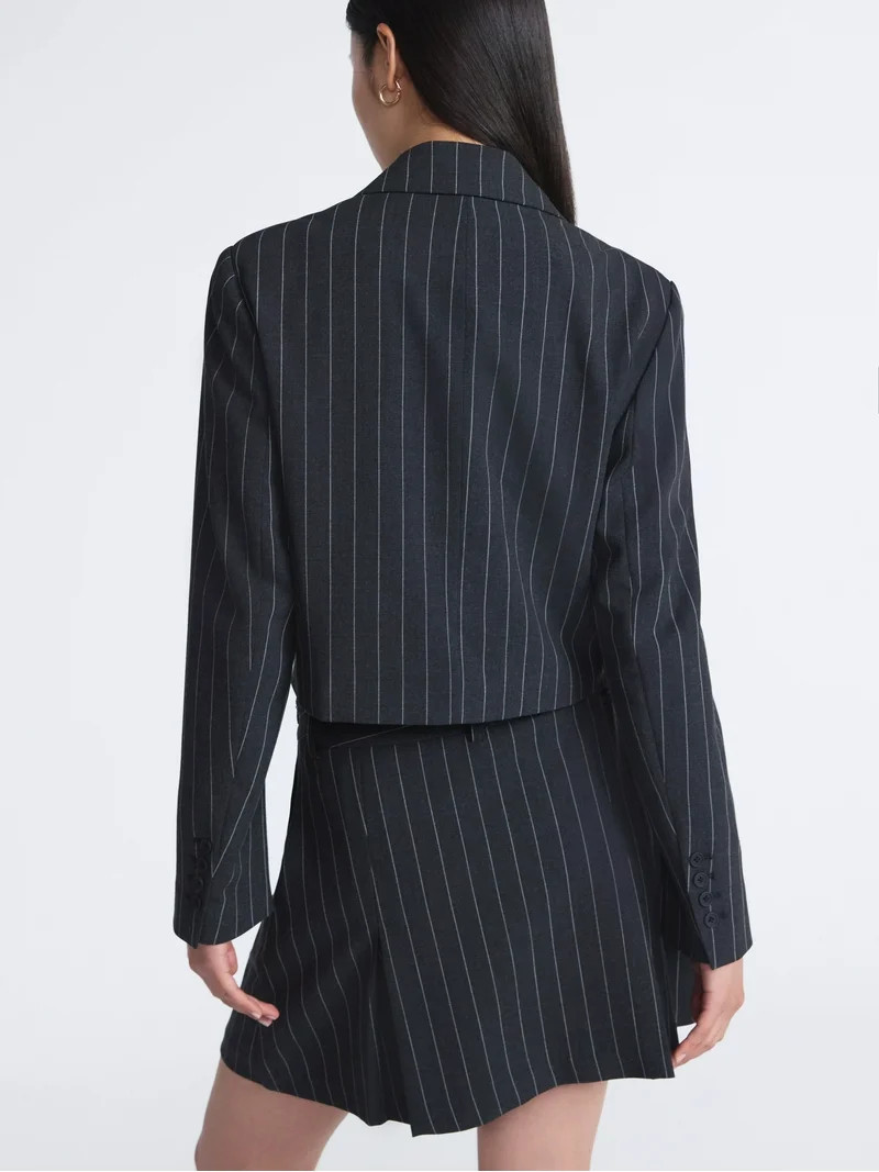 Scoop Women’s Cropped Blazer, Sizes XS-XXL | Walmart (US)