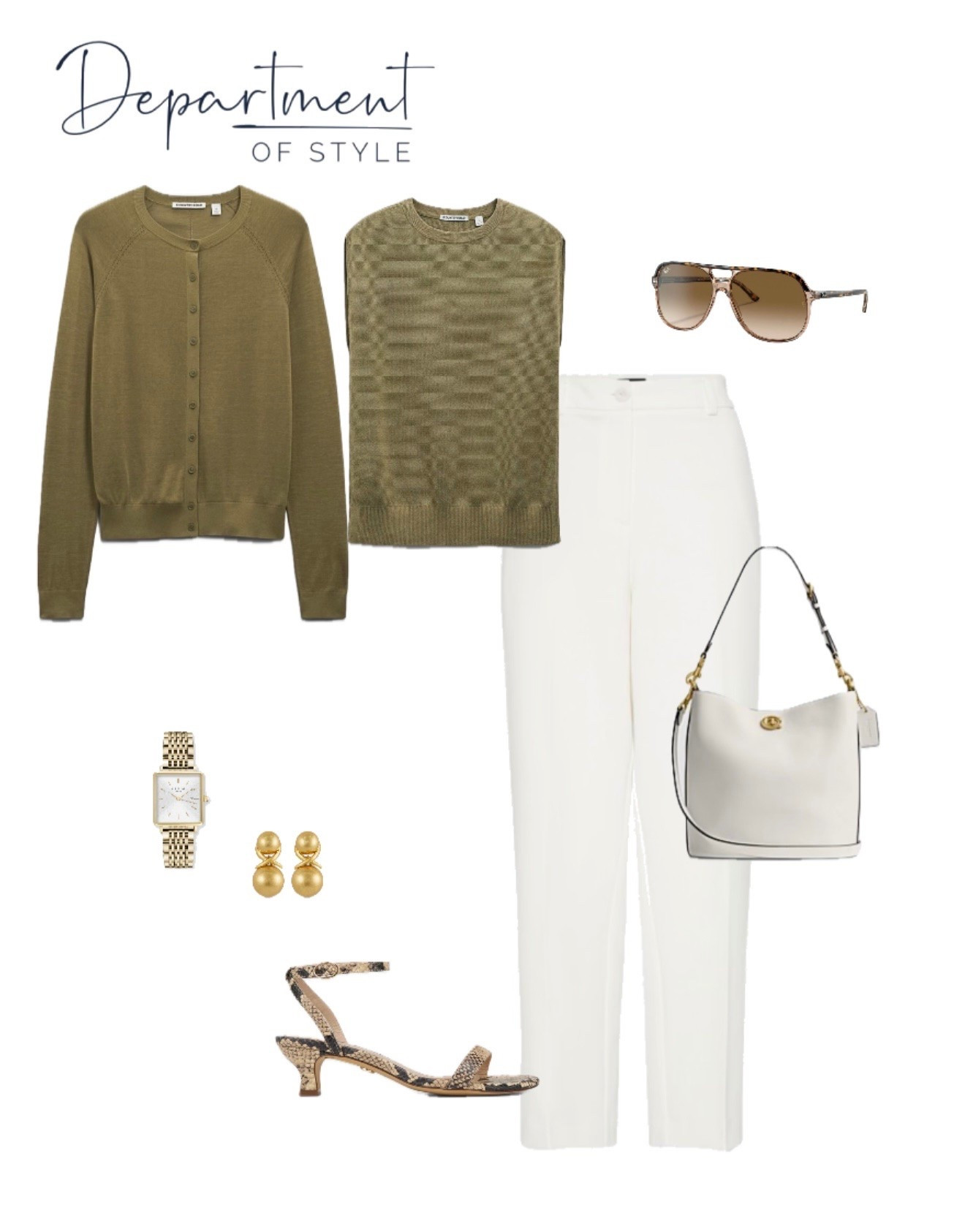 For comfortable without sacrificing polish add a twin set (matching cardigan and top) to your favourite work pants.

#LTKaustralia
