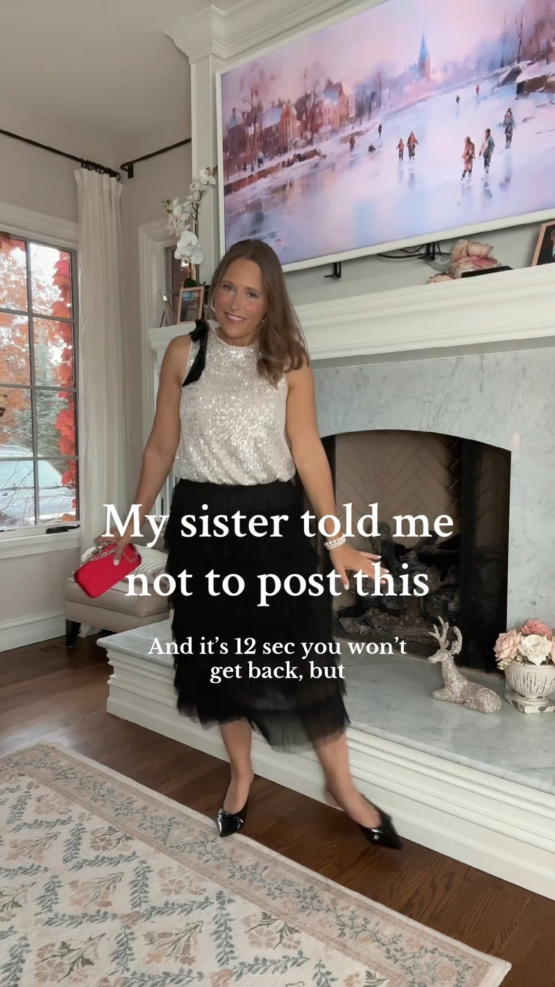 These new Holiday drops are so good! So please tell me I didn’t embarrass myself!!    
I thought it would be so cute. 


Like and comment TWINS for a link! 

#holidaystyle #over40style

#LTKOver40 #LTKStyleTip #LTKHoliday