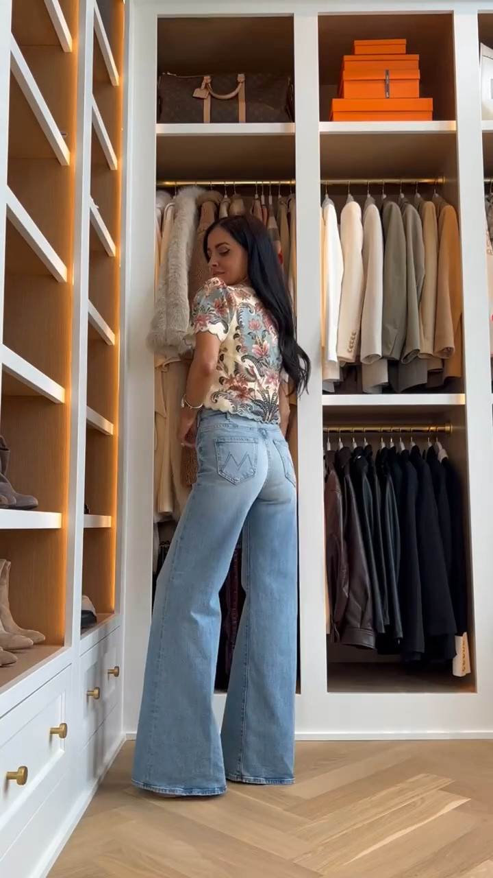 The most flattering jeans styled three ways for spring and the perfect go to for date night outfits. These are the kind of jeans that instantly make you feel put together and work with everything from a simple white tee to a feminine floral or lace top. Such an easy way to create multiple spring outfits with one staple pair.

Mother the Hustler jeans in I Confess - wearing a 23 runs TTS
Zara white tee - size XS
Farm Rio floral top - size XXS
Anthropologie lace top - size XS
Target denim shirt - size XS
Sam Edelman platform heels - runs TTS

miamiamine flattering jeans outfit ideas spring outfits 2026 date night outfits Mother Hustler jeans Zara white tee Farm Rio top Anthropologie lace top chic everyday style elevated casual looks

#LTKmomlife #LTKSeasonal #LTKOver40