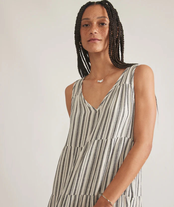 Corinne Double Cloth Maxi Dress | Marine Layer