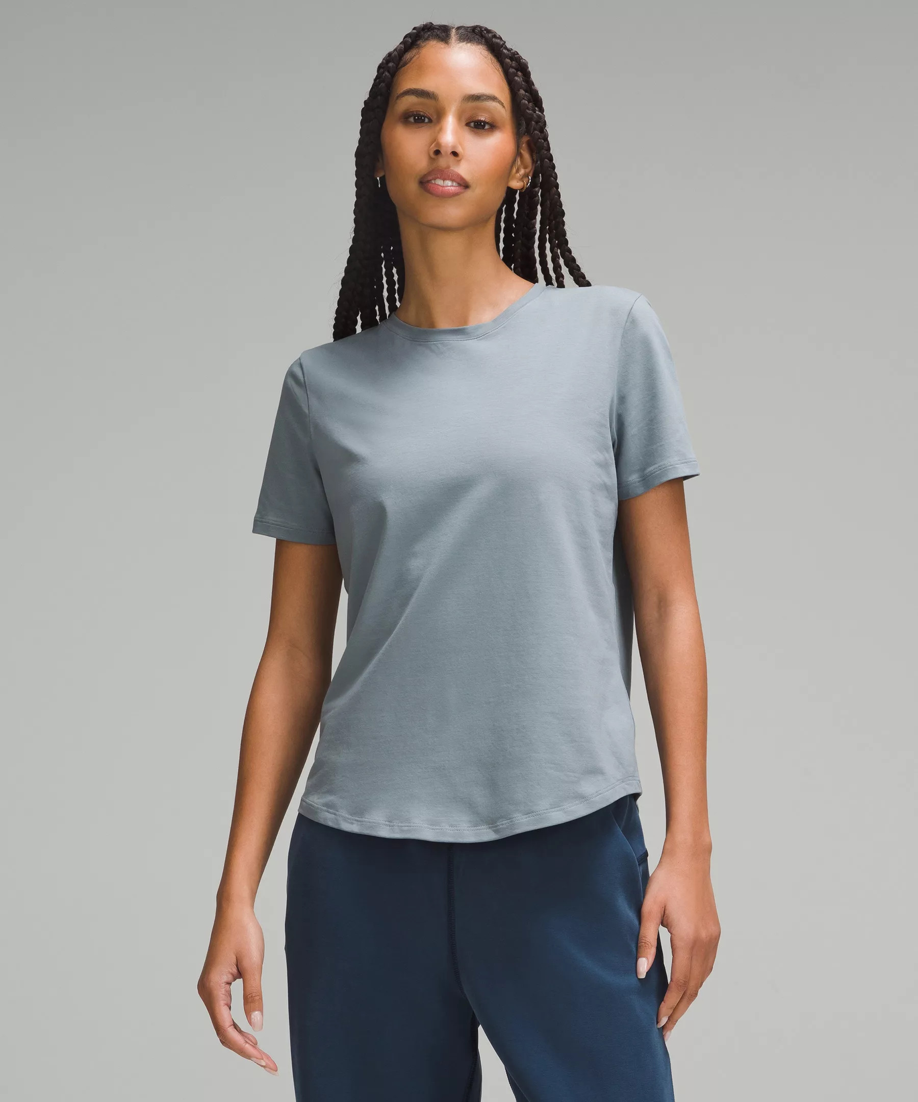 Love Curved-Hem Crewneck T-Shirt | Women's Short Sleeve Shirts & Tee's | lululemon | Lululemon (US)