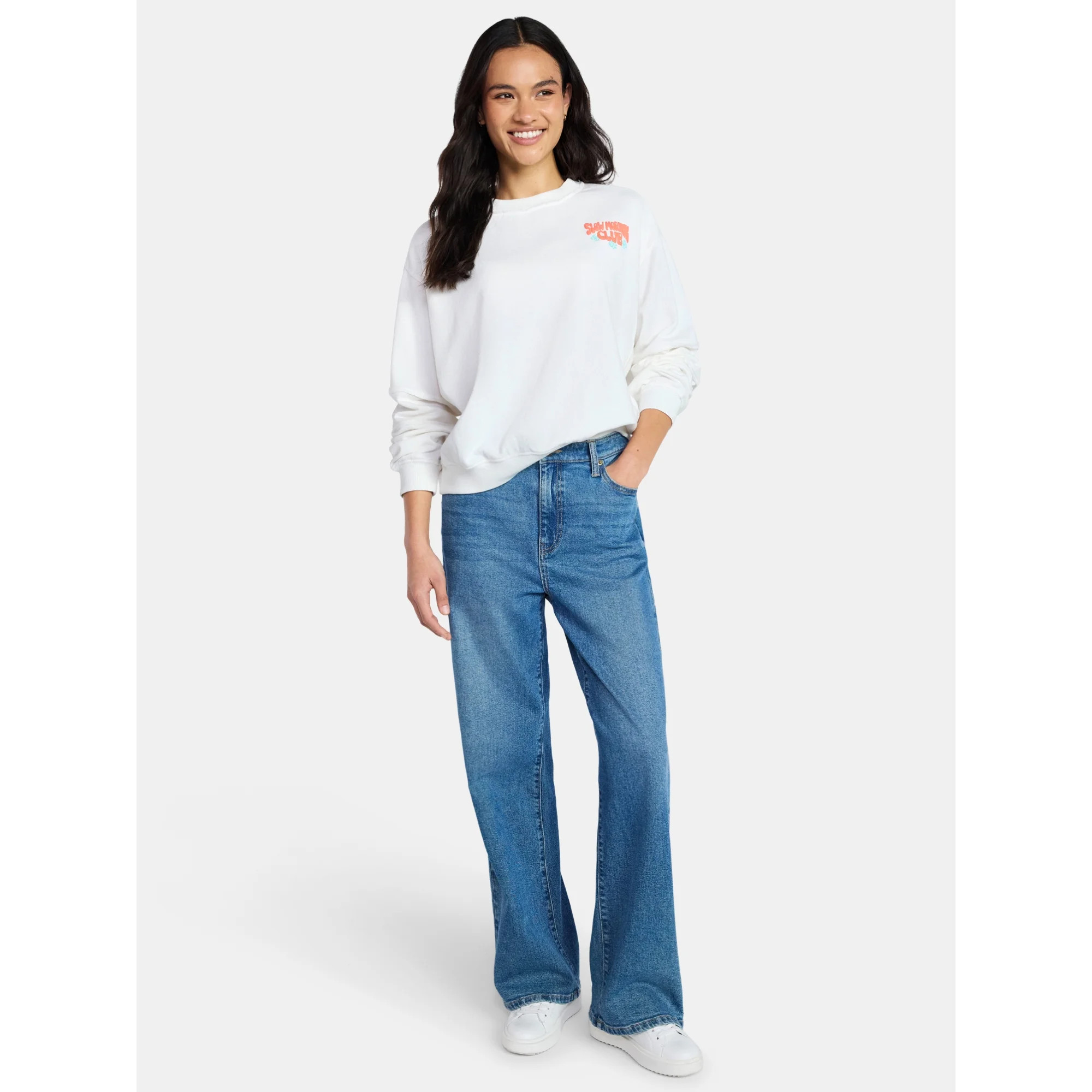 Mother’s Day Women’s Slow Morning Graphic Sweatshirt from Way to Celebrate, Sizes S-XXXL | Walmart (US)