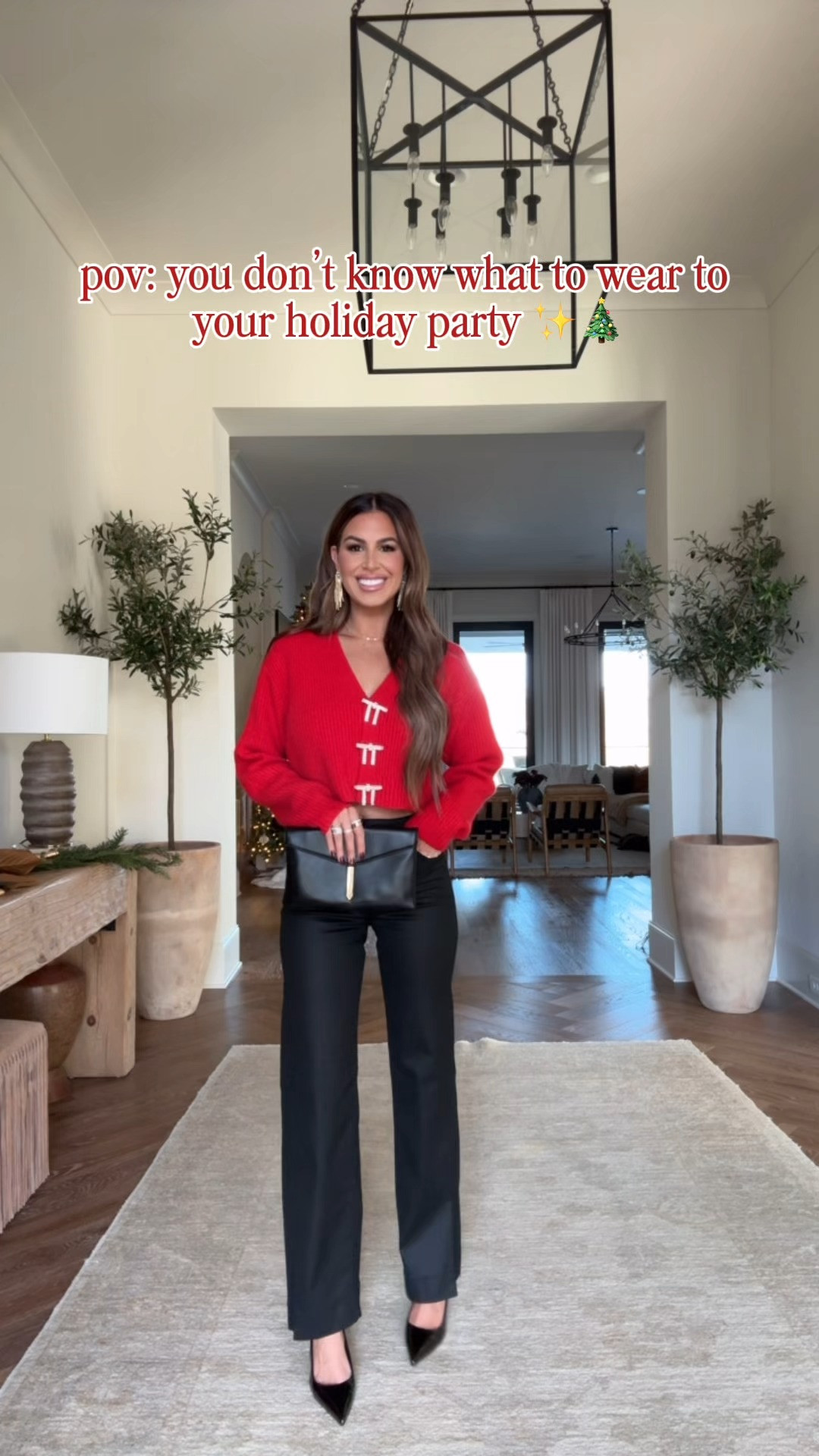 the cutest holiday outfits for every occasion! use code HOLLIE50 for 50% today! wearing a small in everything and a 27 in the jeans 🫶🏼 

 #LTKHoliday #LTKSeasonal #LTKSaleAlert