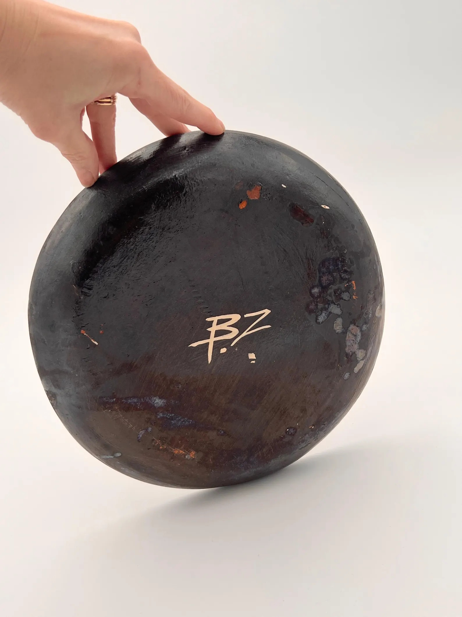 Vintage Large Michoacan Tzintzuntzan Mexican Folk Art Pottery 10.5” Wall Hanging Decorative Bla... | Etsy (US)