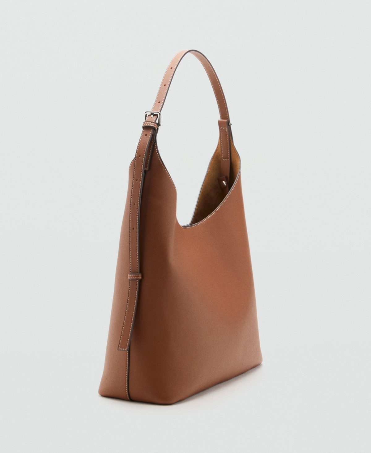 Mango Women's Buckle Shopper Bag - Leather | Macy's