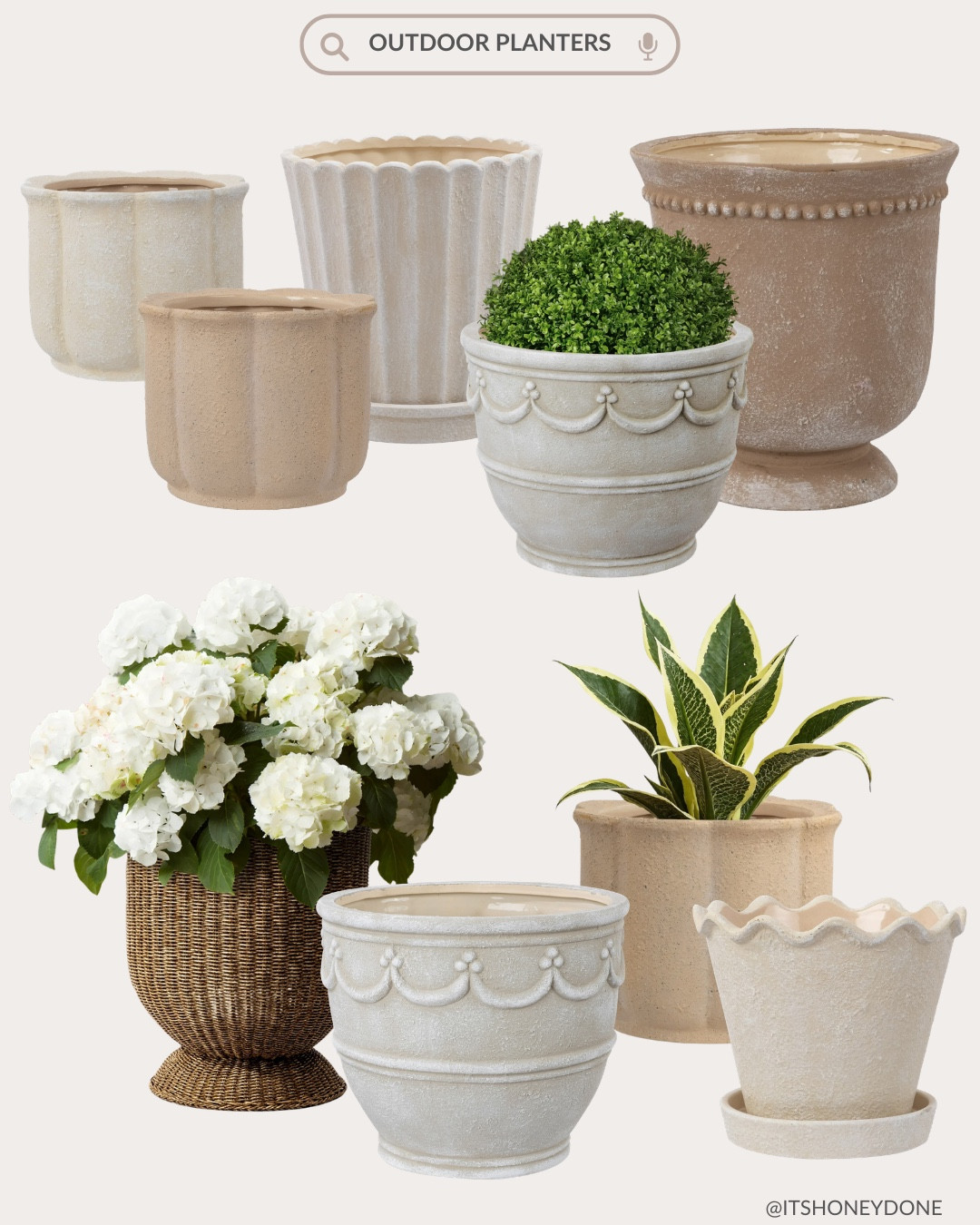 I love these outdoor planters from Walmart, they are so designer looking! ￼

#LTKSaleAlert #LTKdayinmylife #LTKHome