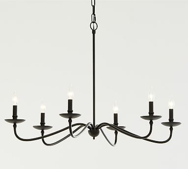 Lucca Iron Chandelier | Pottery Barn (US)