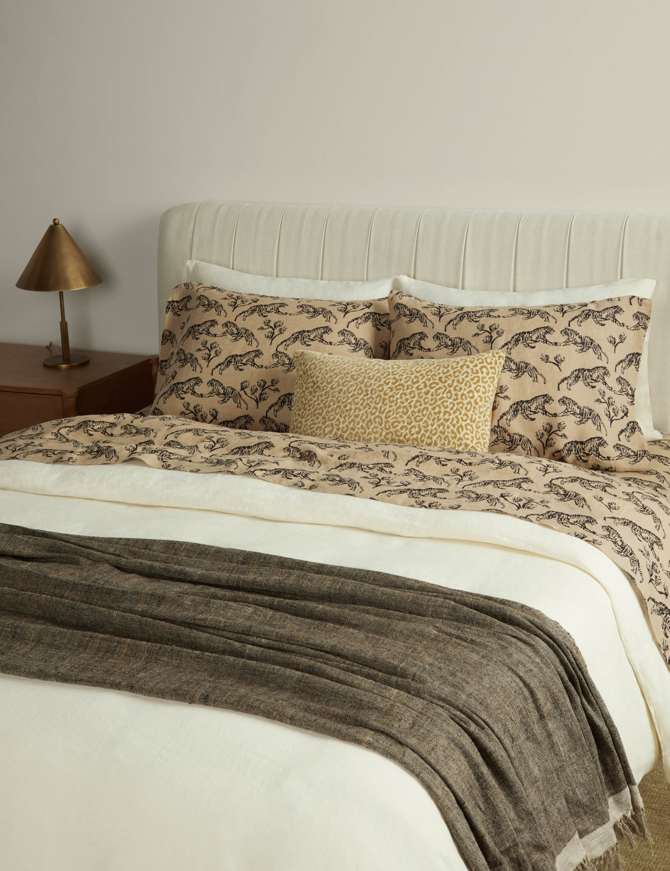 Tiger Hemp Sheet Set | Lulu and Georgia 