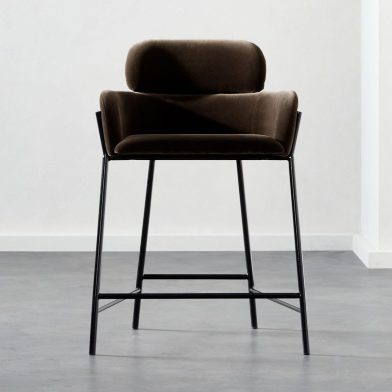 Azalea Mink Counter Stool + Reviews | CB2 | CB2
