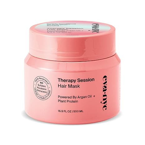 Eva NYC Therapy Session Hair Mask | Deep Conditioning Hair Mask | Made With Argan Oil and Plant P... | Amazon (US)