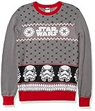 Star Wars Men's Ugly Christmas Sweater, Stormtrooper/Grey, XX-Large | Amazon (US)