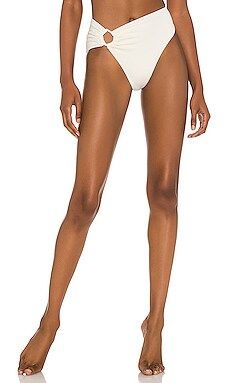 Revel Rey Logan Bikini Bottom in Cream Snake Texture from Revolve.com | Revolve Clothing (Global)
