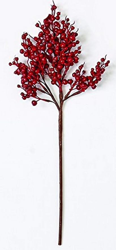 Worth Imports 18" Weatherproof Berry Pick, Set of 3, Red, 3 Piece | Amazon (US)