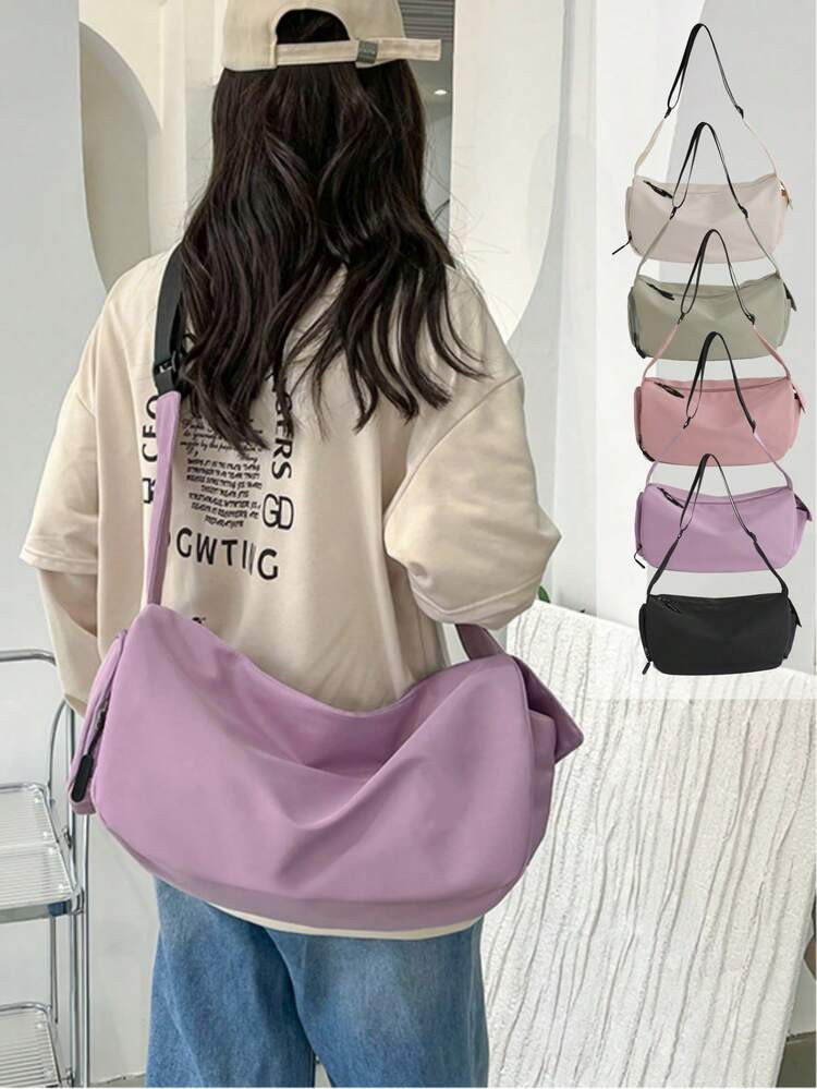 CA$13.50
Casual Shoulder Bag For Women Men, Storage Pockets Yoga Gym Sport Bag, School College, Office, Workout, Pilates, Beach, Travel Messenger Bag - Gifts For Women Men
4.96
(1000+)
Color: Multicolor (No Logo)


Size
Pink
Purple
Black
1 Left
Blue
7 Left
Grey
5 Left
Beige
Green
Qty:

 | SHEIN