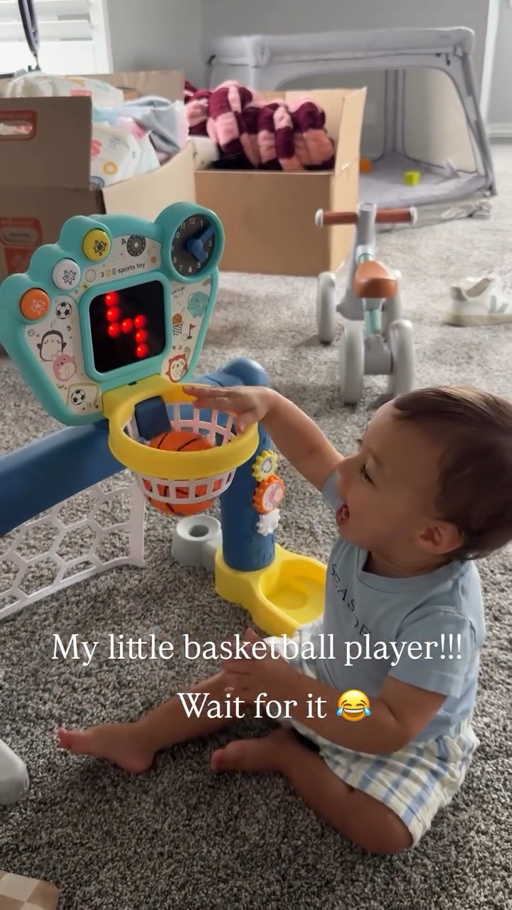 Wait for it 😂 My little basketball player!!!