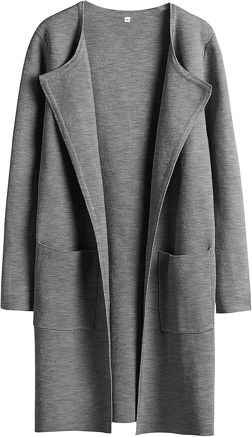 ANRABESS Women's Open Front Knit Lightweight Cardigan Casual Long Coatigan Sweater Lady Jacket Co... | Amazon (US)