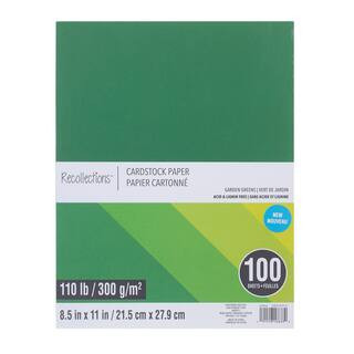 Garden Greens 8.5" x 11" Cardstock Paper by Recollections™ 100 Sheets | Michaels® | Michaels Stores