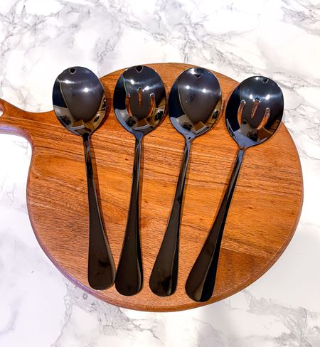 Set of 4 black serving spoons from Amazon. 



Kitchen essentials, serving utensils #LTKhome #LTKfindsunder50

#LTKHome #LTKFindsUnder50 #LTKSeasonal