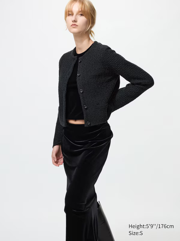 Knitted Short Jacket | UNIQLO (US)