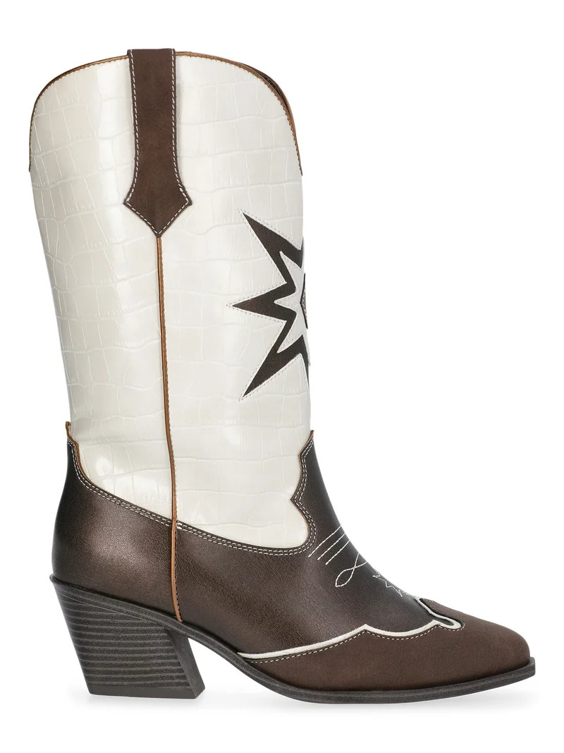 No Boundaries Women's Western Star Boots | Walmart (US)