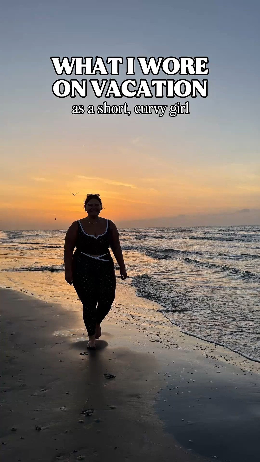 What I wore as a short, curvy girl on a beach vacation. Wearing an xl in the aerie polka dot athletic set. Wearing 1X in stripe top and xl in stripe pants. Wearing xxl in target knit strip dress. Wearing 2x in cupshe swim suit. I’m 5’1 and a size 16.

#LTKootd #LTKMidsize #LTKPlusSize