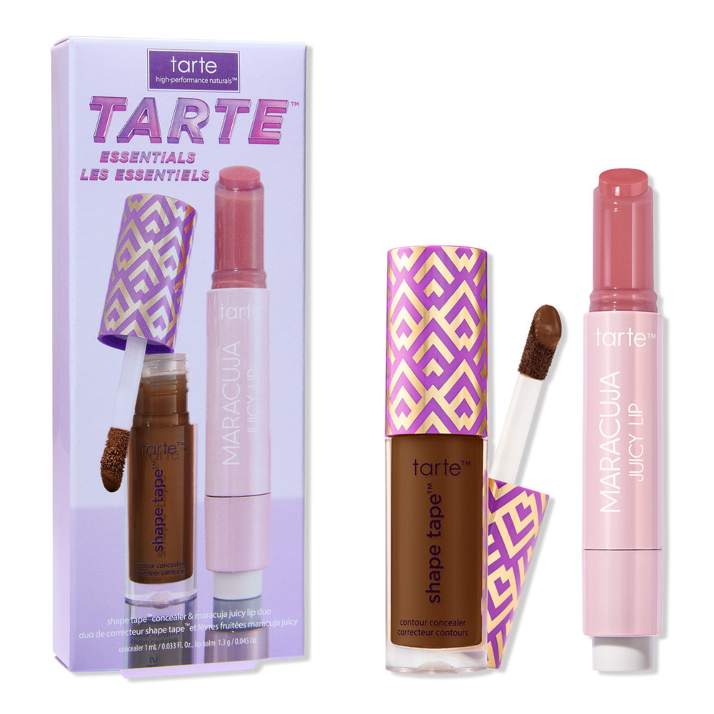 Tarte Essentials Shape Tape & Maracuja Juicy Lip Duo - 60N Mahogany | Ulta