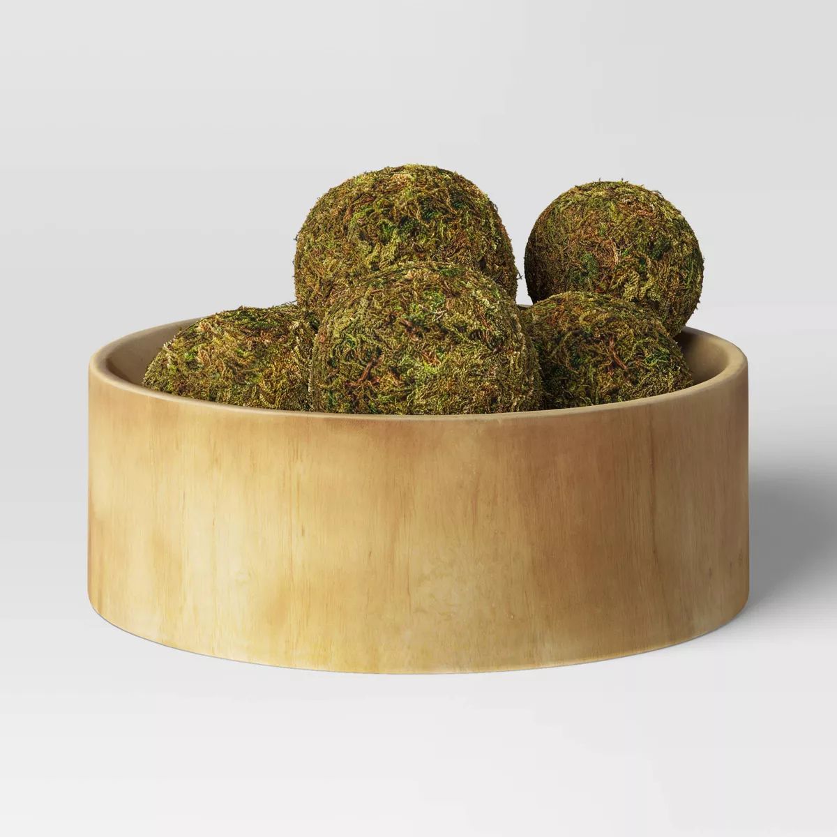 Decorative Moss Ball Filler Dark Moss Green - Threshold™: Faux Botanicals, Foam Crafted, Home A... | Target